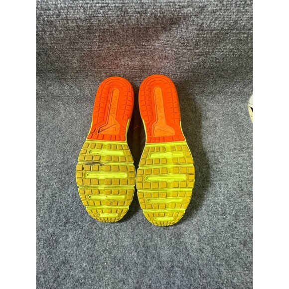 Nike Air Max Mens 11 Sequent 3 'Black Orange Volt lightweight mesh upper - Picture 5 of 16